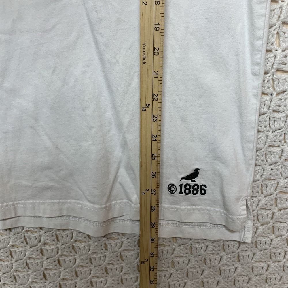 Coca Cola Shirt Mens Sz M White Red Embroidered 1886 ICE Cold Coca Cola #1 - Picture 7 of 10
